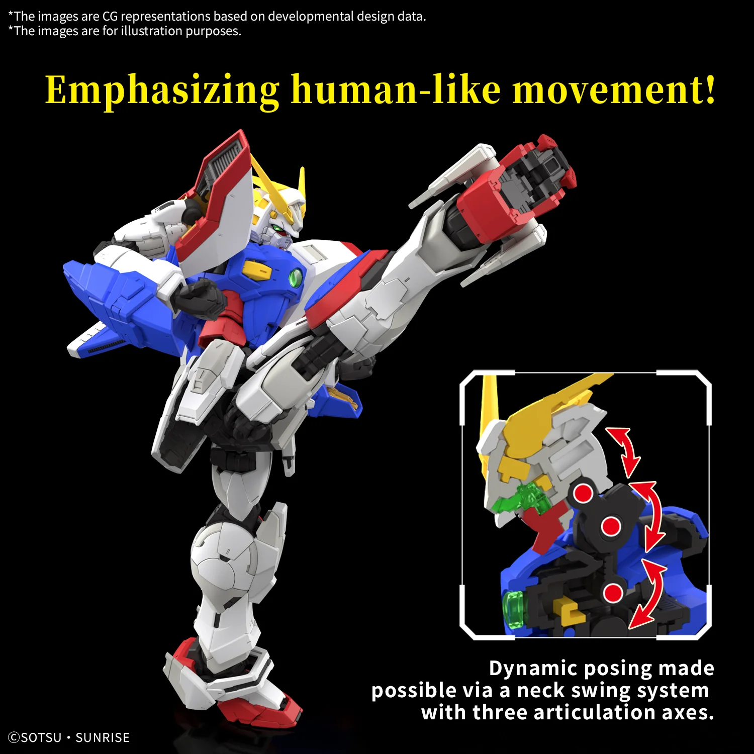 MK68705 - GUNDAM - REAL GRADE - SHINING GUNDAM - MODEL KIT 1/144 - Image 6